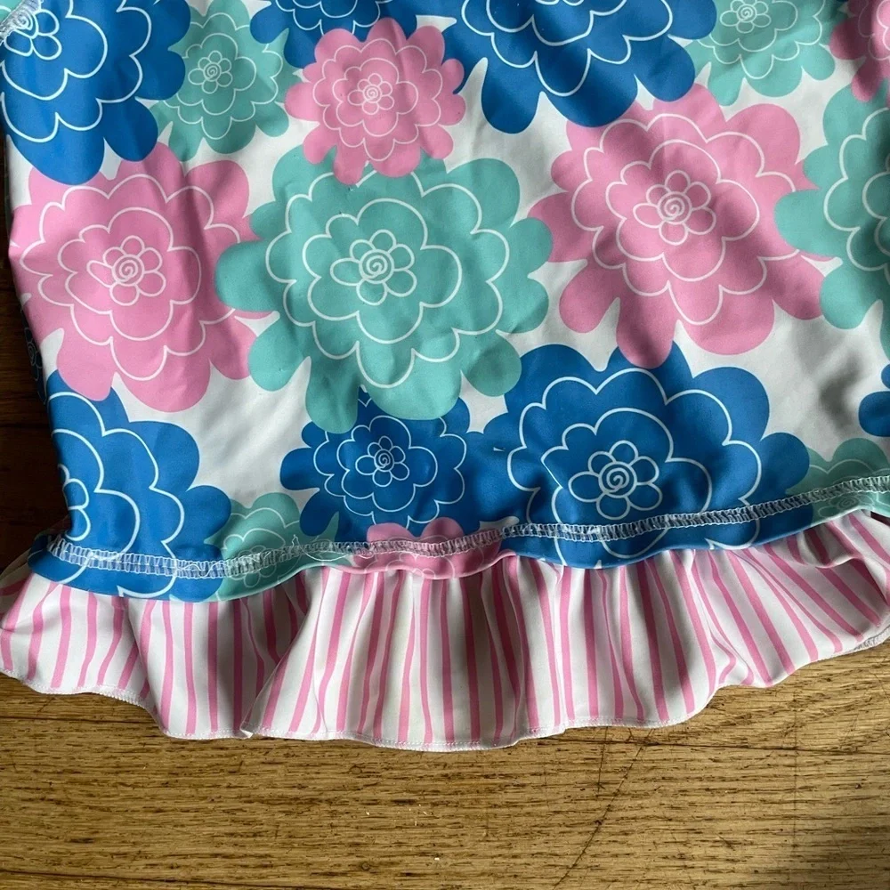 Ruffle butts rashguard family matching swim suit